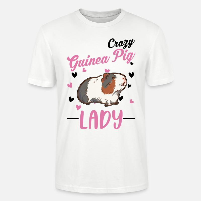 Cochon d’Inde Mme Cochon d’Inde - T-shirt bio CRAFTER Stanley Stella Unisexe - blanc