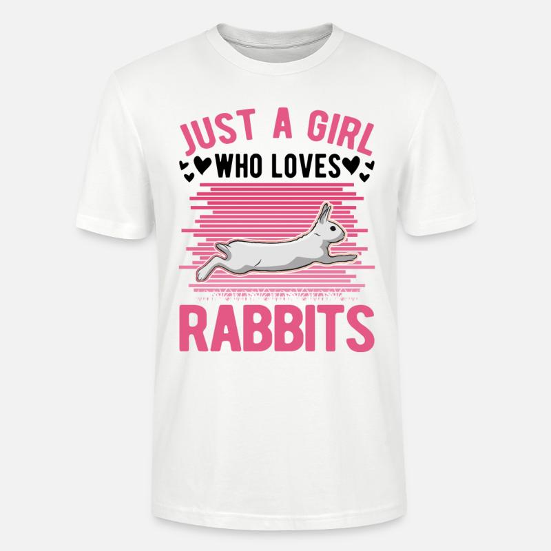 Lapin Lapin Lapin Lapin Lapin - T-shirt bio CRAFTER Stanley Stella Unisexe - blanc