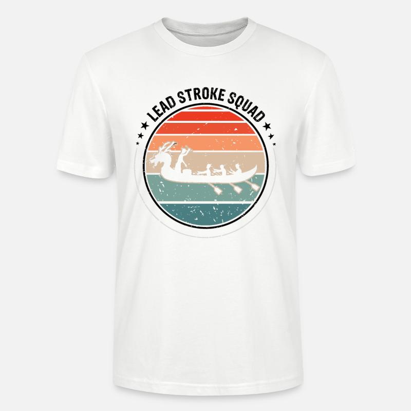 Drachenboot Trainer und Drachenboot - Stanley/Stella Unisex Bio-T-Shirt CRAFTER - Weiß