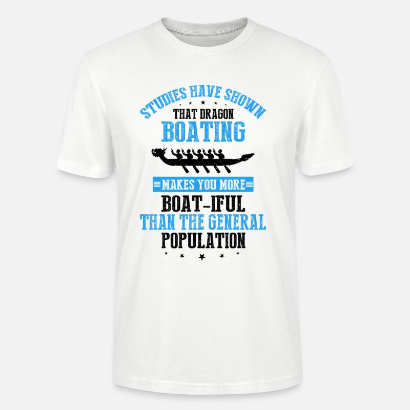 Drachenboot Trainer und Drachenboot - Stanley/Stella Unisex Bio-T-Shirt CRAFTER - Weiß