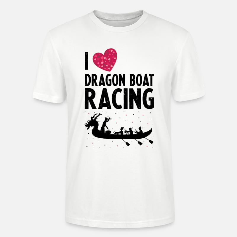 Drachenboot und Drachenboot Crew - Stanley/Stella Unisex Bio-T-Shirt CRAFTER - Weiß