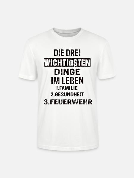 Feuerwehr - Stanley/Stella Unisex Bio-T-Shirt CRAFTER - Weiß
