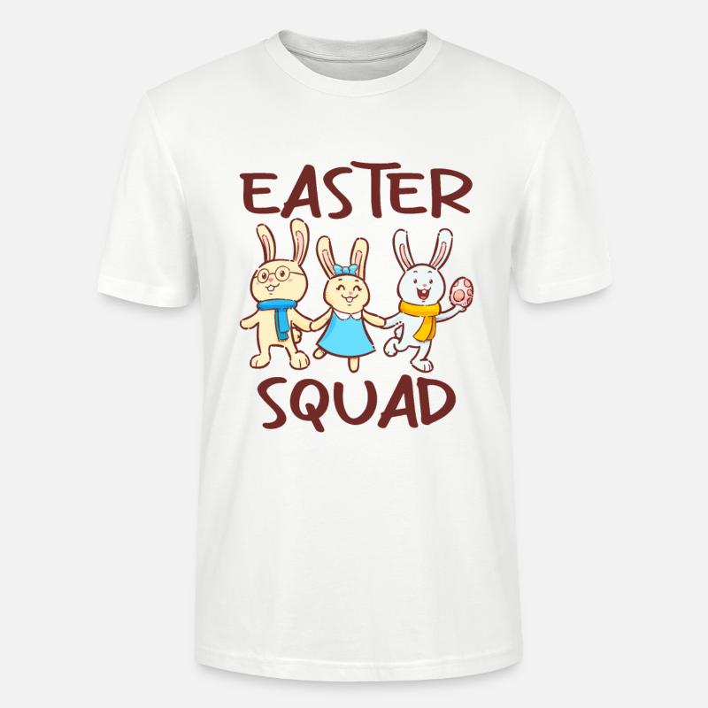 Easter Squad Egg Hunt - Stanley/Stella Unisex Bio-T-Shirt CRAFTER - Weiß