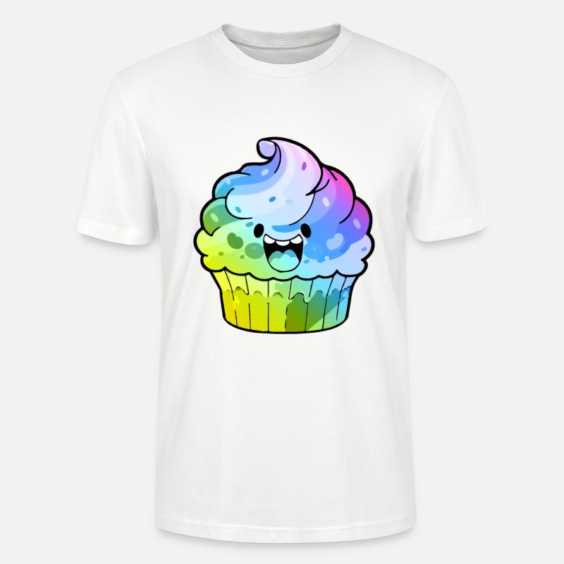 Muffin Comic Bunt - Stanley/Stella Unisex Bio-T-Shirt CRAFTER - Weiß