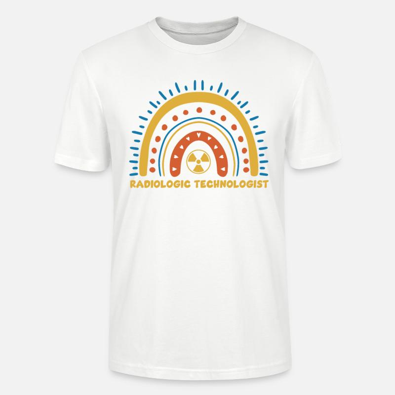 Mignon assistant radiologue arc-en-ciel - T-shirt bio CRAFTER Stanley Stella Unisexe - blanc