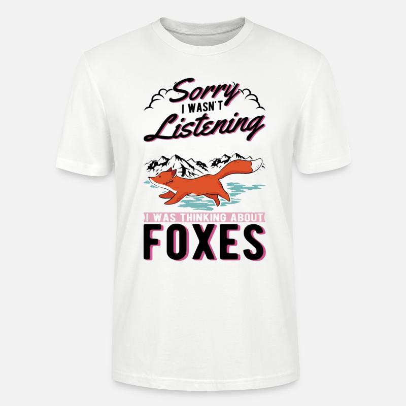 Fuchs Geschenk Rotfuchs - Stanley/Stella Unisex Bio-T-Shirt CRAFTER - Weiß