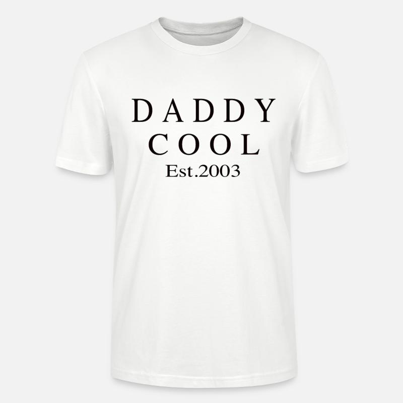 Daddy Cool est 2003 - Stanley/Stella Unisex Bio-T-Shirt CRAFTER - Weiß
