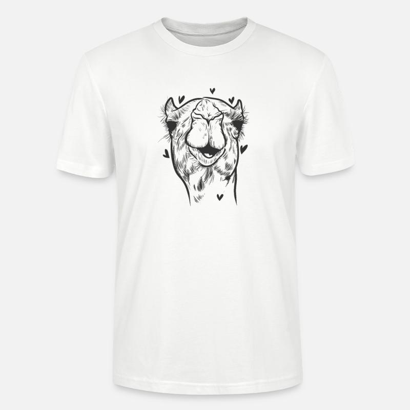 Kamel Höcker Savanne Wüste Dromedar - Stanley/Stella Unisex Bio-T-Shirt CRAFTER - Weiß