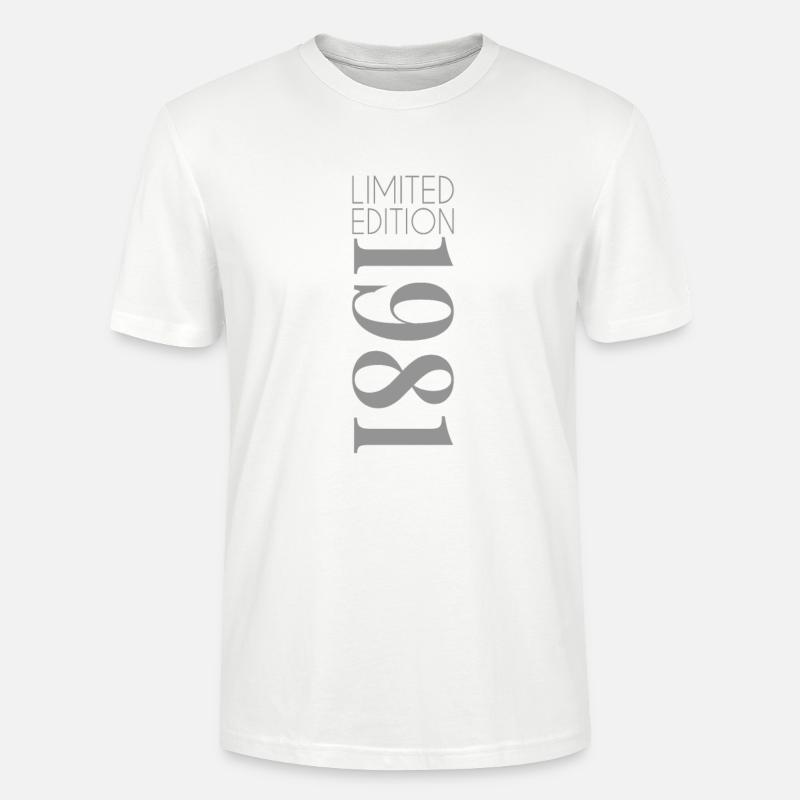 Édition limitée 1981 - T-shirt bio CRAFTER Stanley Stella Unisexe - blanc