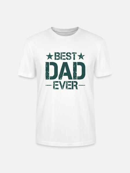 Bester Vater - Stanley/Stella Unisex Bio-T-Shirt CRAFTER - Weiß