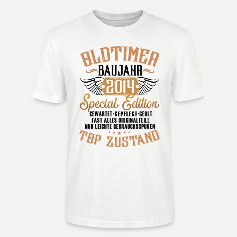 Oldtimer 2014 - Stanley/Stella Unisex Bio-T-Shirt CRAFTER - Weiß