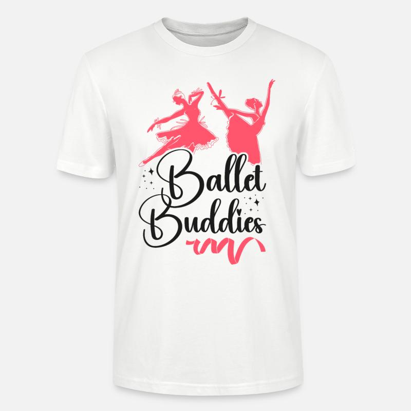 Ballet Danseuse Danse Ballerine - T-shirt bio CRAFTER Stanley Stella Unisexe - blanc