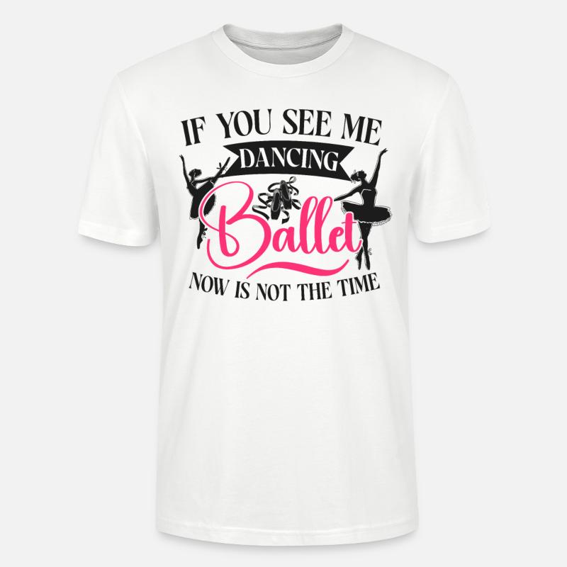 Ballet Danseuse Danse Ballerine - T-shirt bio CRAFTER Stanley Stella Unisexe - blanc