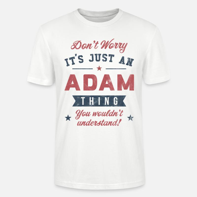 C’est un truc d’Adam - T-shirt bio CRAFTER Stanley Stella Unisexe - blanc