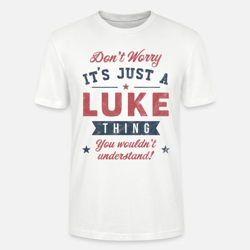 C’est un truc de Luke - T-shirt bio CRAFTER Stanley Stella Unisexe - blanc