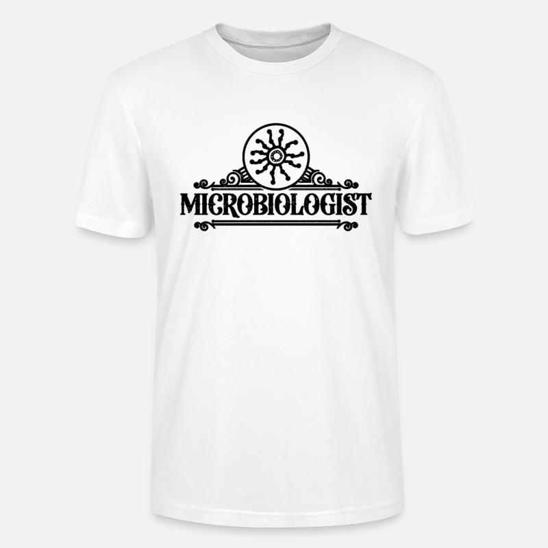 Microbiologiste Biologiste Science Microbiologistes - T-shirt bio CRAFTER Stanley Stella Unisexe - blanc