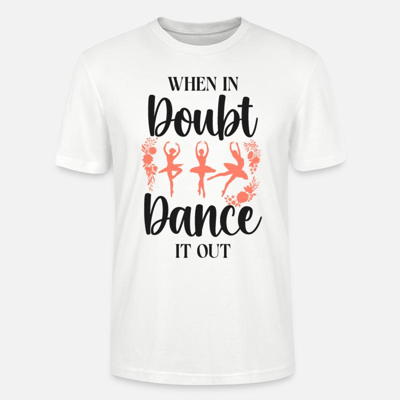 Ballet Danseuse Danse Ballerine - T-shirt bio CRAFTER Stanley Stella Unisexe - blanc
