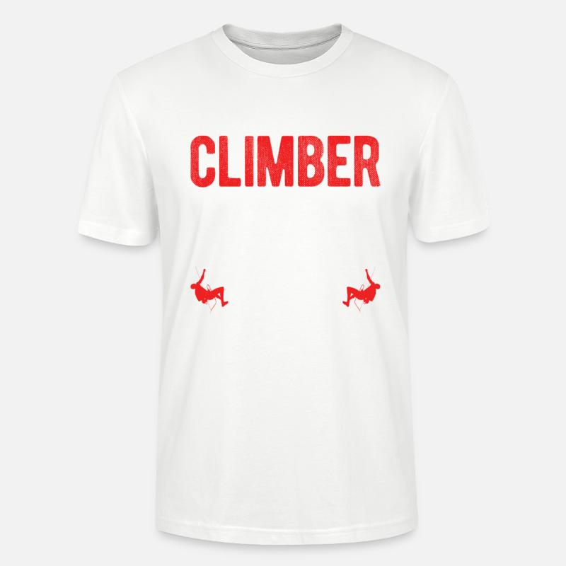 Klettern Bouldern - Stanley/Stella Unisex Bio-T-Shirt CRAFTER - Weiß