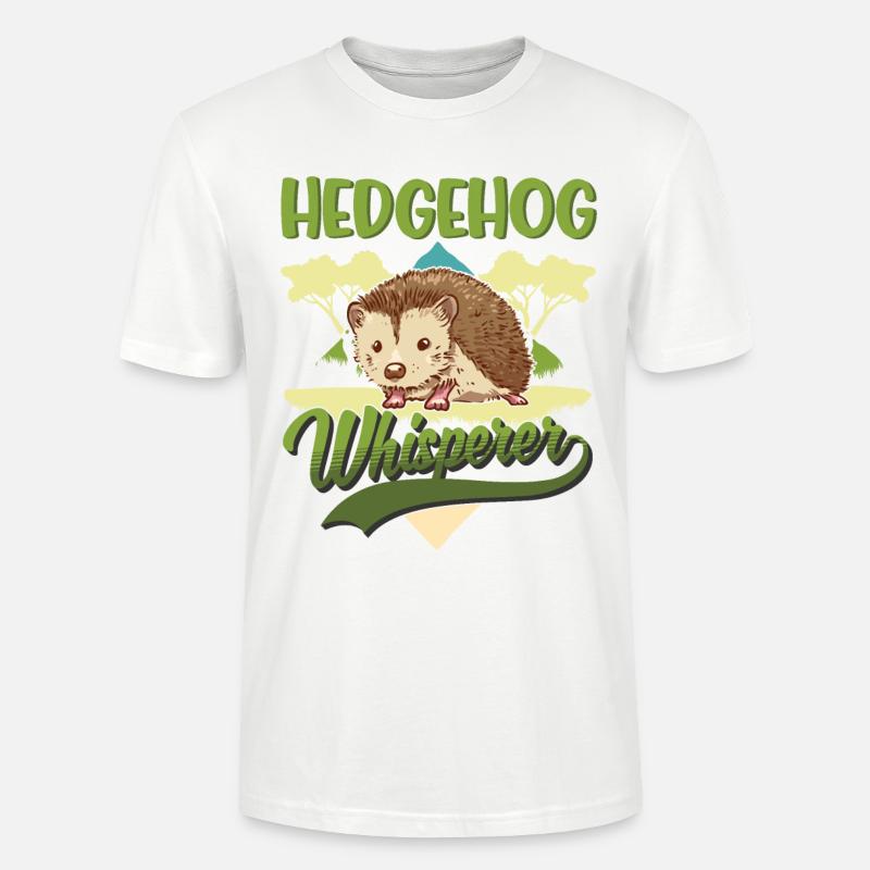 Igel Flüsterer Hérisson Whisperer - T-shirt bio CRAFTER Stanley Stella Unisexe - blanc