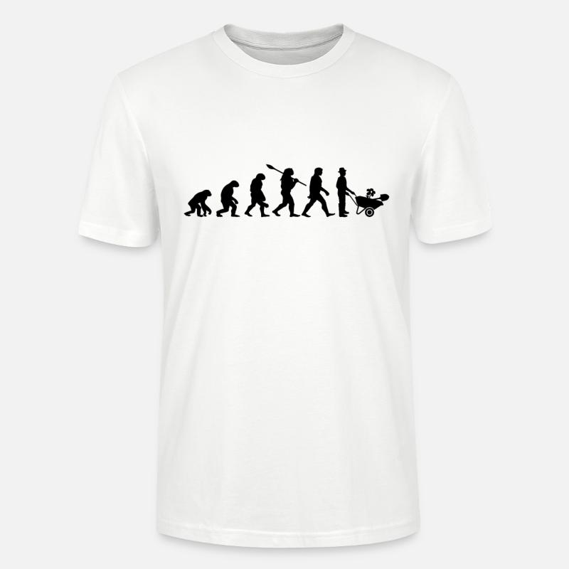 Gardener Evolution Garten Blumen Pflanzen - Stanley/Stella Unisex Bio-T-Shirt CRAFTER - Weiß
