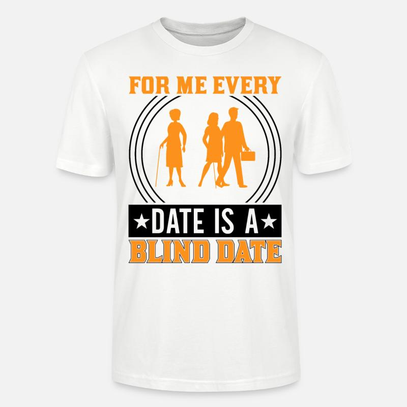Blindheitsbewusstsein Gesetzlich Blind - Stanley/Stella Unisex Bio-T-Shirt CRAFTER - Weiß