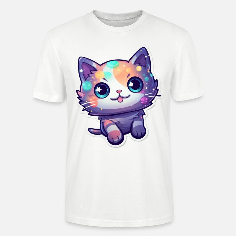 ein süßes Kätzchen - Stanley/Stella Unisex Bio-T-Shirt CRAFTER - Weiß