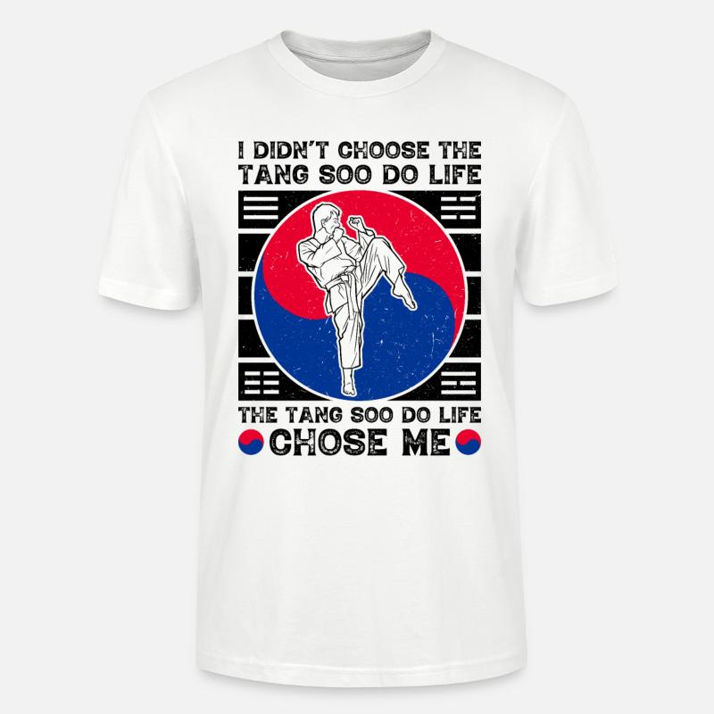 Tang Soo Do Geschenk - Stanley/Stella Unisex Bio-T-Shirt CRAFTER - Weiß