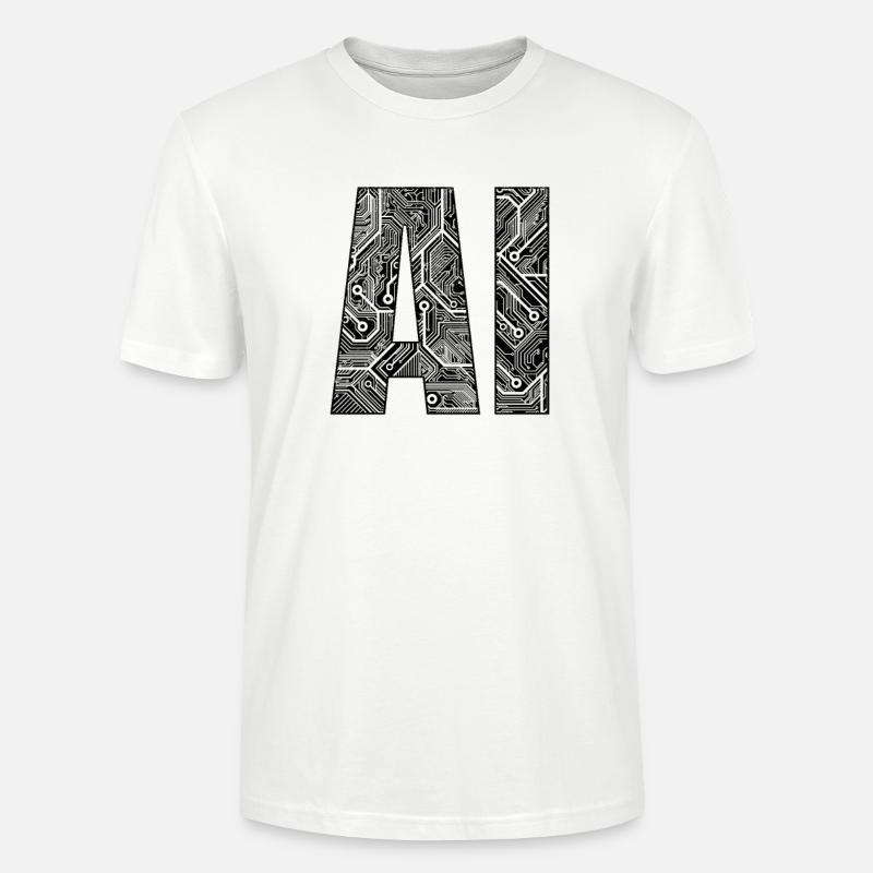AI - Artificial Intelligence Machine Learning - Stanley/Stella Unisex Bio-T-Shirt CRAFTER - Weiß