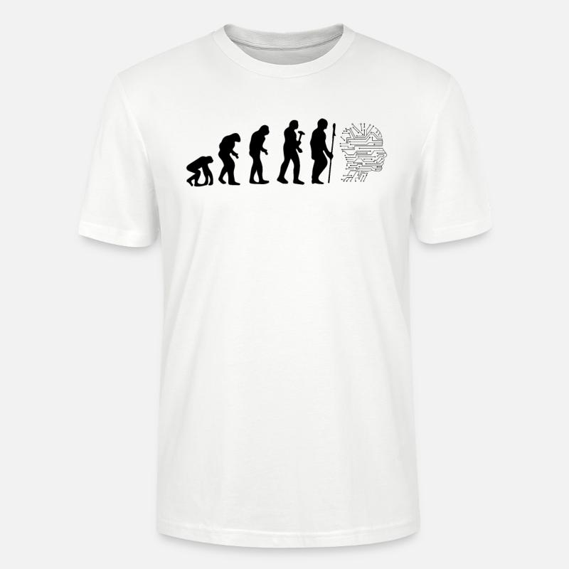 Artificial Intelligence Evolution Artificial Intel - Stanley/Stella Unisex Bio-T-Shirt CRAFTER - Weiß