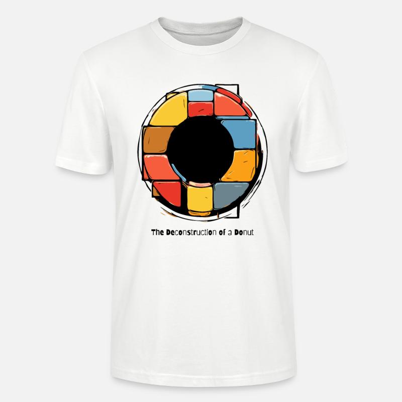 Die Dekonstruktion eines Donuts - Stanley/Stella Unisex Bio-T-Shirt CRAFTER - Weiß
