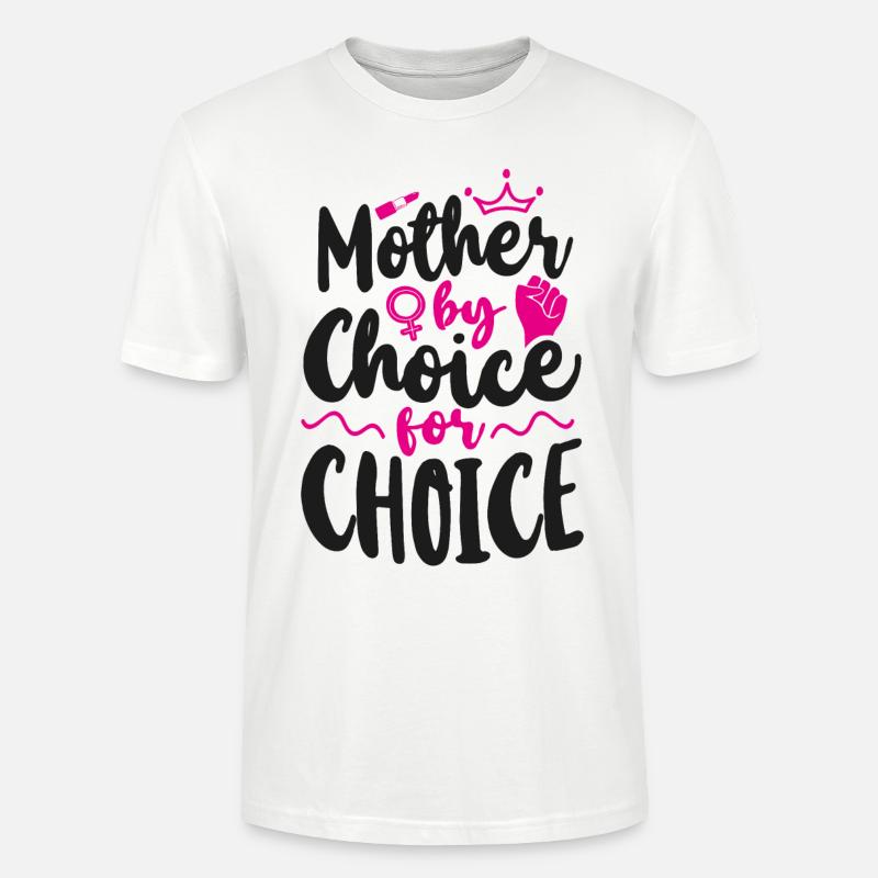 Mère féministe par choix pour - T-shirt bio CRAFTER Stanley Stella Unisexe - blanc