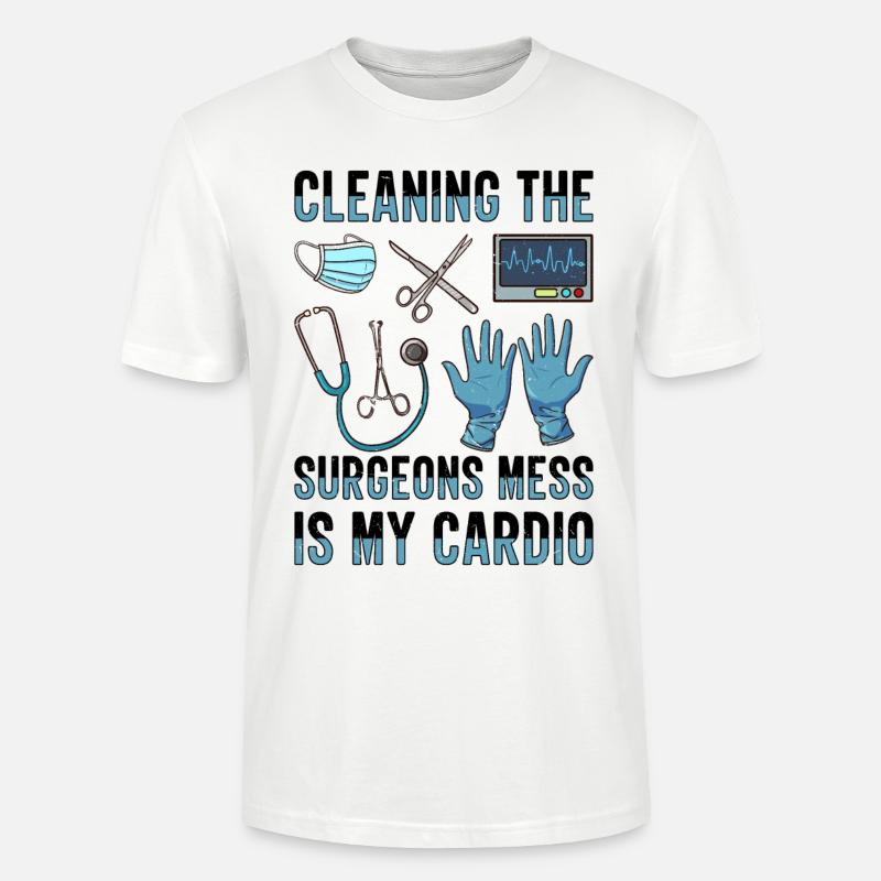 Scrub Tech OP-Techniker Chirurgischer Technologe - Stanley/Stella Unisex Bio-T-Shirt CRAFTER - Weiß