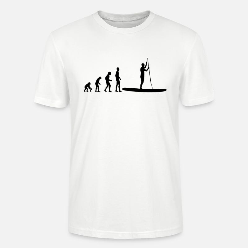 Stand Up Paddle Evolution - Stanley/Stella CRAFTER Unisex Organic T-Shirt - white