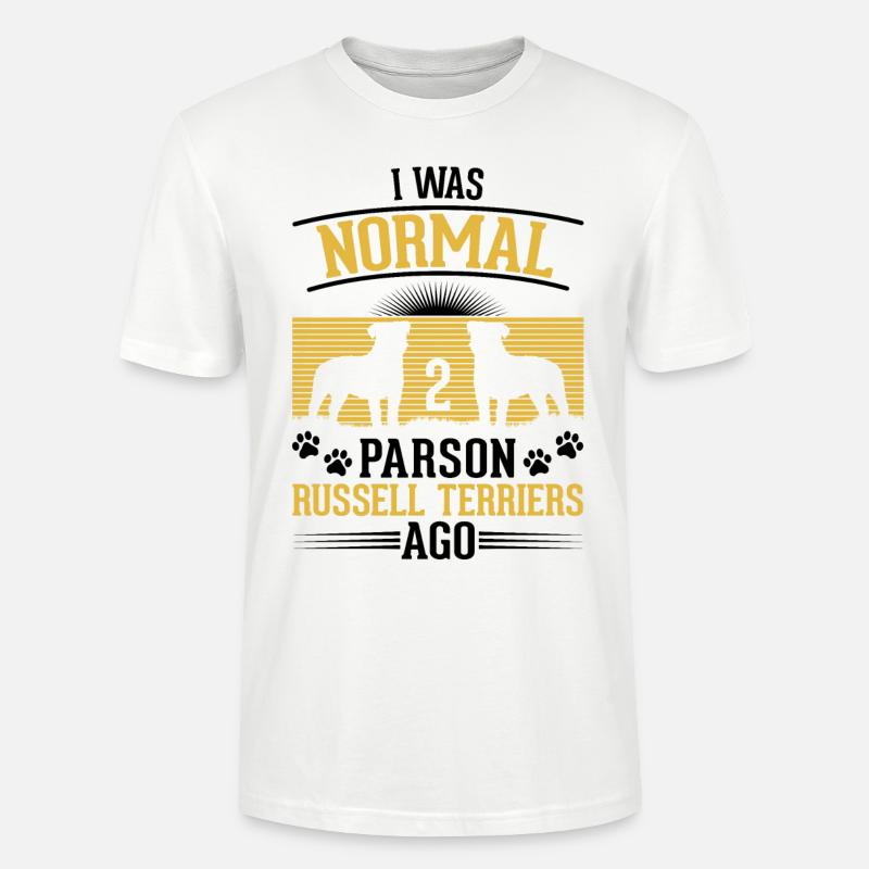 Parson Russell Terrier Geschenk - Stanley/Stella Unisex Bio-T-Shirt CRAFTER - Weiß