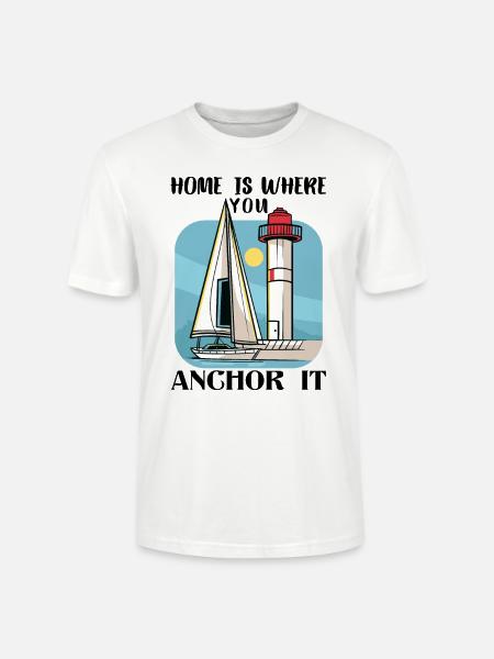 Segler Segelboot Zubehör Segelschiff - Stanley/Stella Unisex Bio-T-Shirt CRAFTER - Weiß