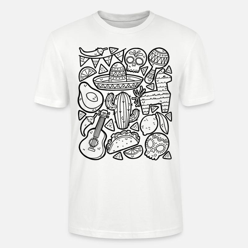 Cinco de Mayo - Stanley/Stella Unisex Bio-T-Shirt CRAFTER - Weiß
