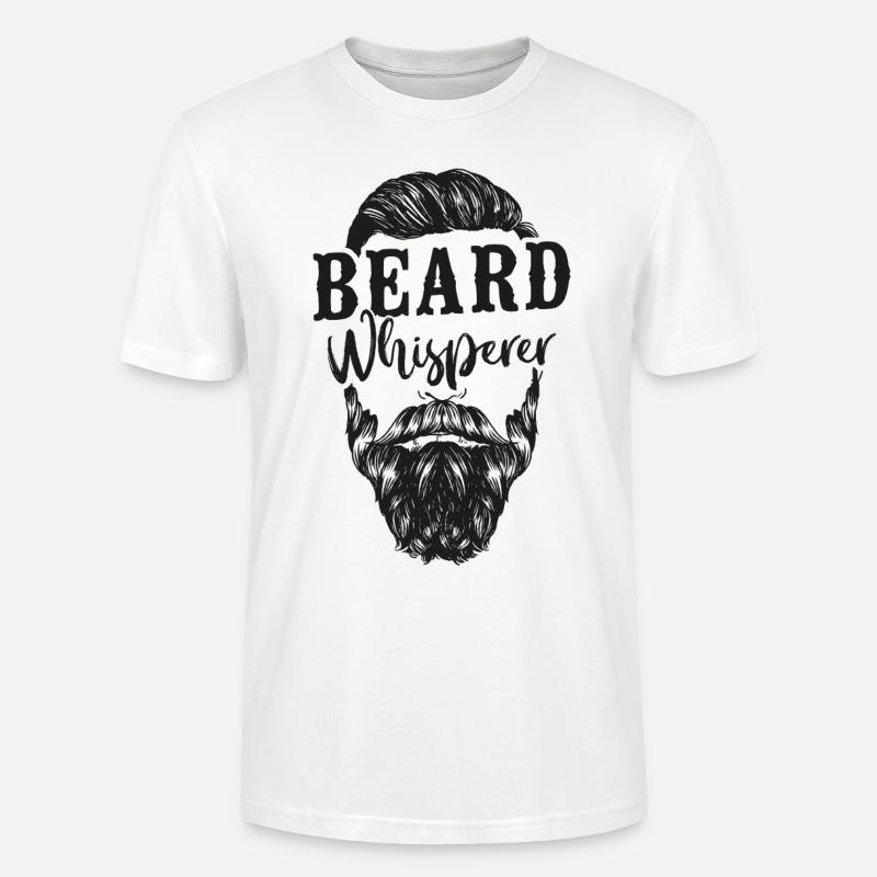 Beard Lover Bearded Man Beard - Stanley/Stella Unisex Bio-T-Shirt CRAFTER - Weiß