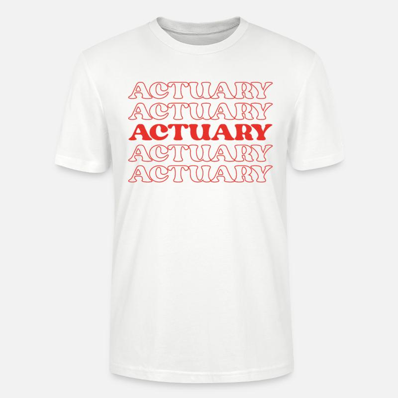 Actuaire Data Scientist Comptable Statistics - T-shirt bio CRAFTER Stanley Stella Unisexe - blanc