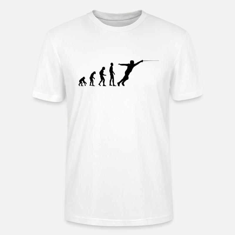 Fechten Evolution Fechter - Stanley/Stella Unisex Bio-T-Shirt CRAFTER - Weiß