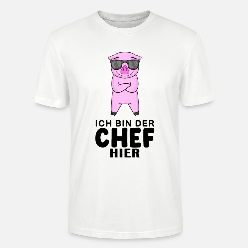 Chef Spruch - Stanley/Stella Unisex Bio-T-Shirt CRAFTER - Weiß
