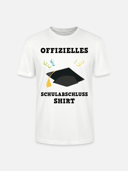 Schulabschluss Meilenstein Feier Doktorhut - Stanley/Stella Unisex Bio-T-Shirt CRAFTER - Weiß
