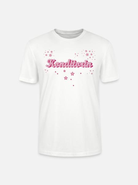 Bäcker Abschluss-Geschenk Konditorin - Stanley/Stella Unisex Bio-T-Shirt CRAFTER - Weiß