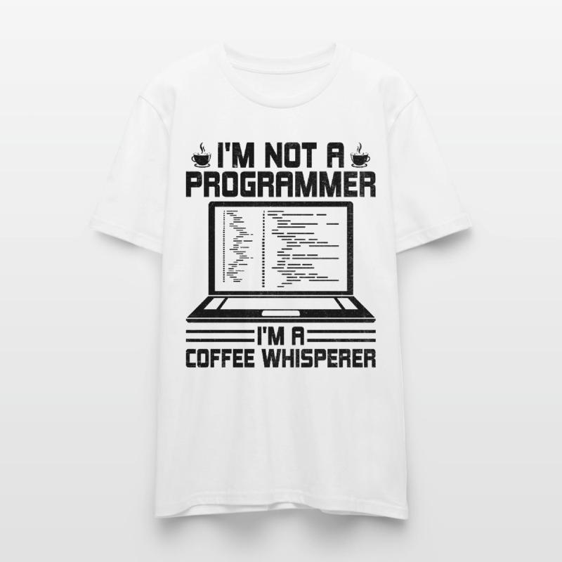 Kaffee-Codierung Programmierer Programmierer Entwickler Nerd Coff Stanley/Stella Unisex Bio-T-Shirt CRAFTER