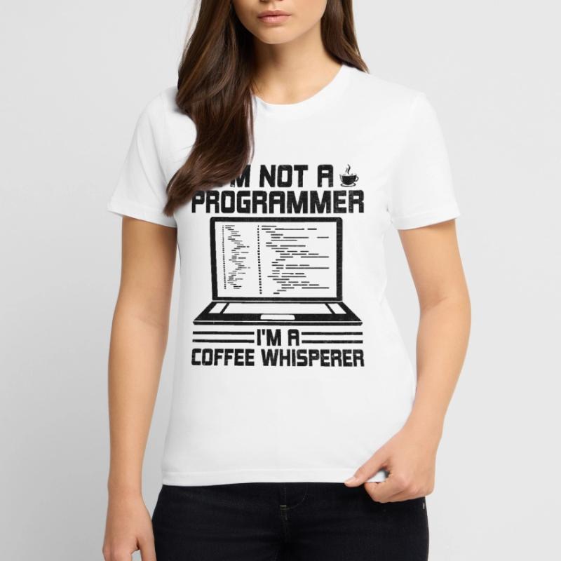 Kaffee-Codierung Programmierer Programmierer Entwickler Nerd Coff Stanley/Stella Unisex Bio-T-Shirt CRAFTER