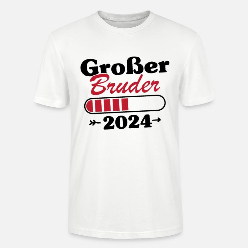 Großer Bruder Loading 2024 - Stanley/Stella Unisex Bio-T-Shirt CRAFTER - Weiß
