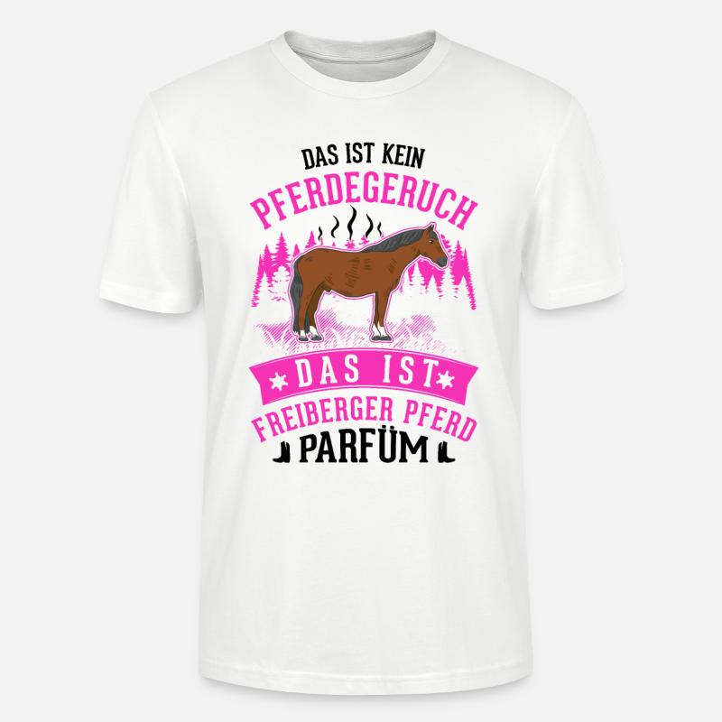 Freiberger Pferd Parfüm - Stanley/Stella Unisex Bio-T-Shirt CRAFTER - Weiß