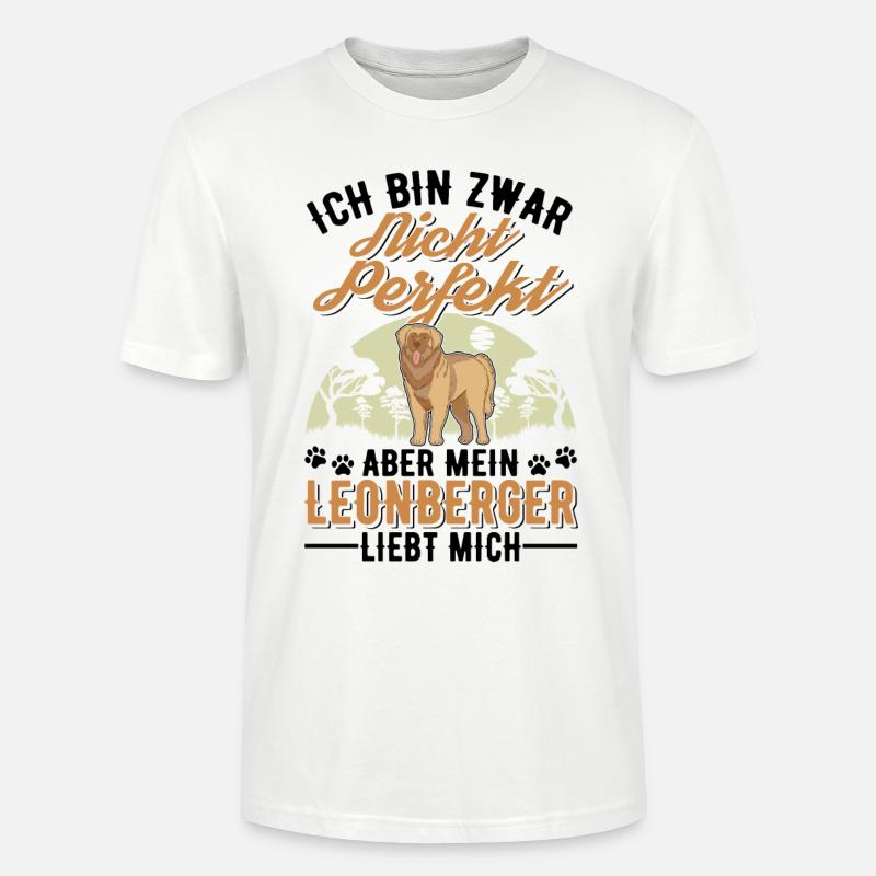 Leonberger Geschenk - Stanley/Stella Unisex Bio-T-Shirt CRAFTER - Weiß