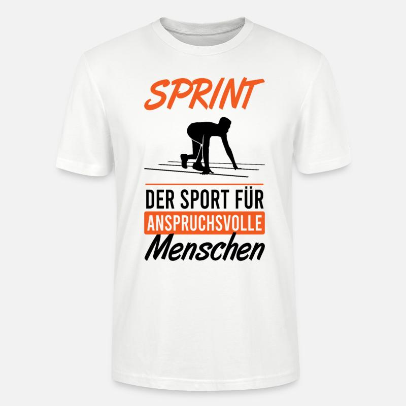 Elite Sprinter Leistungsstark - Stanley/Stella Unisex Bio-T-Shirt CRAFTER - Weiß