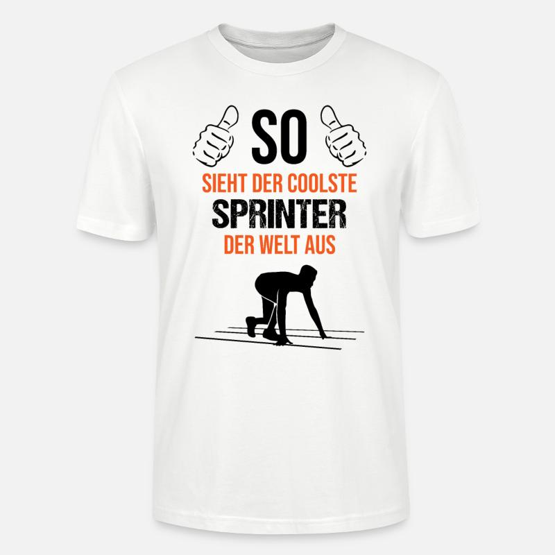 Top Sprinter - Coolness pur - Stanley/Stella Unisex Bio-T-Shirt CRAFTER - Weiß