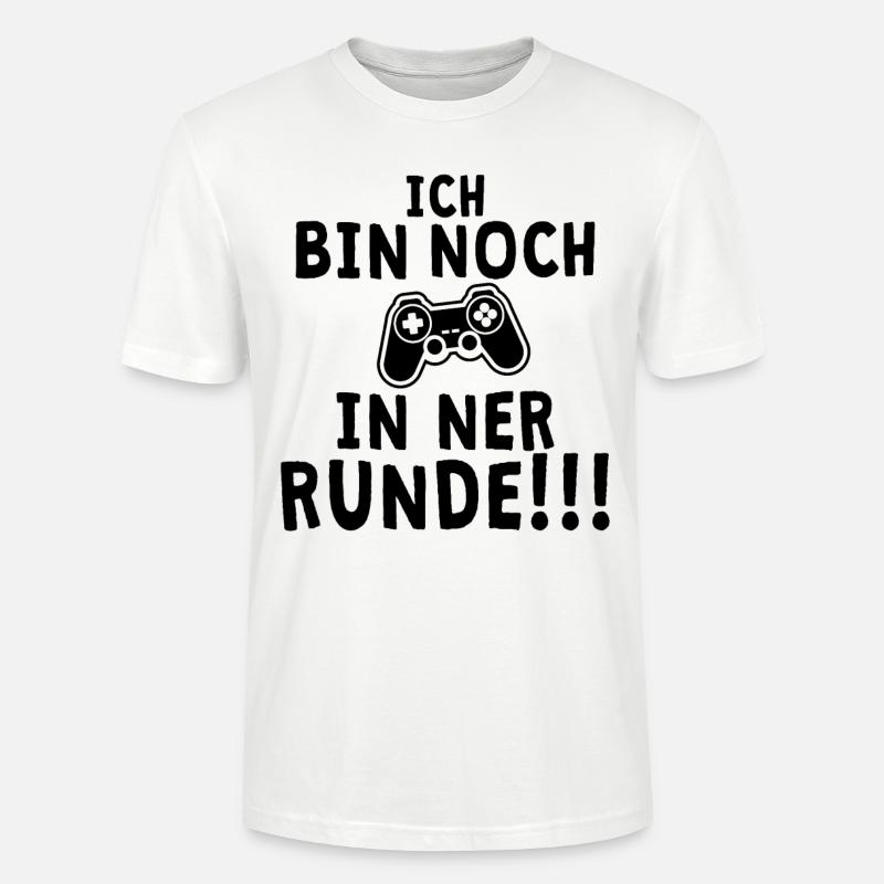 Gamer Zocker Gaming Geschenkidee - Stanley/Stella Unisex Bio-T-Shirt CRAFTER - Weiß